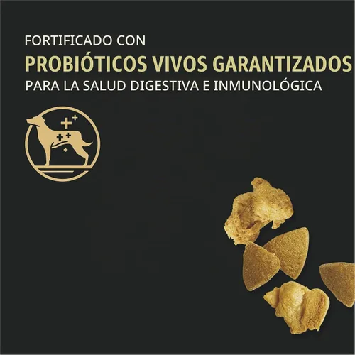 Vista 2 de Purina Pro Plan Comida para perros con alto contenido de proteínas con probióticos, fórmula de mezcla triturada de pollo y arroz - Bolsa de 6 lbs