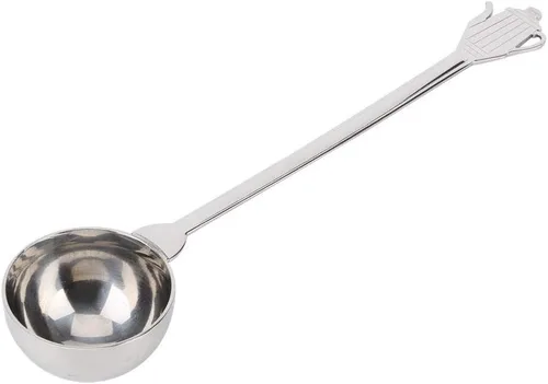Vista 6 de Fdit Cuchara de café de acero inoxidable de 0.35 onzas con mango largo, cucharadas medidas, cucharas para máquina de café expreso, cucharas para té