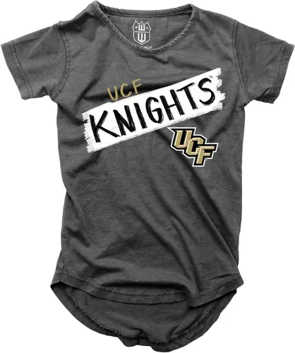 Vista 60 de Wes and Willy NCAA - Camiseta Burnout para niñas S/S