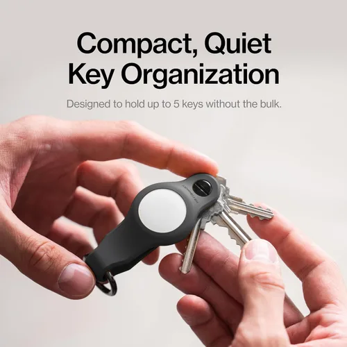 Vista 3 de KeySmart Air - Llavero para AirTag, compatible con Apple AirTag, llavero organizador de llaves, llavero