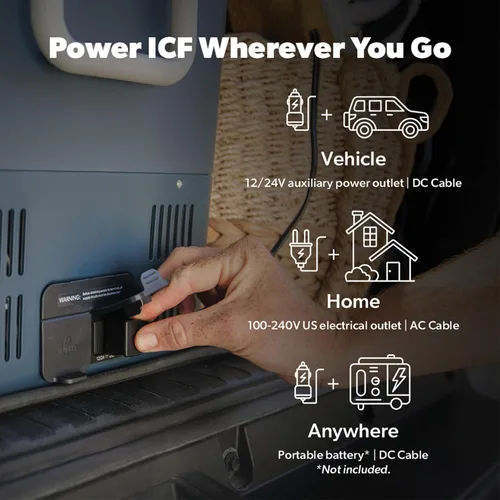 Vista 5 de Igloo Enfriador de compresor eléctrico ICF