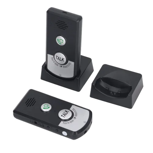 Vista 9 de Intercomunicador de voz de 2 vías Super largo alcance inalámbrico timbre timbre unidad con intercomunicador, impermeable, rango de 3,280.8 ft