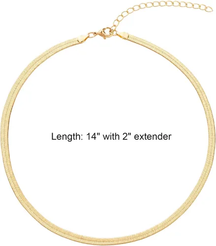 Vista 5 de Collar en capas de oro para mujer
