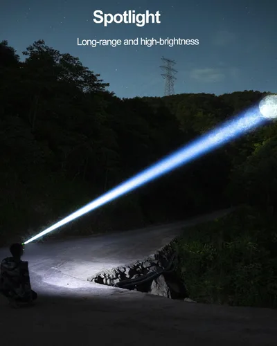 Vista 8 de Linterna frontal LED recargable súper brillante, luz de cabeza impermeable con sensor de movimiento para adultos, 5 modos de faro manos libres