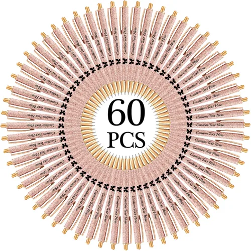 Vista 97 de Aolun 10 bolígrafos personalizados con nombre, bolígrafo retráctil con mensaje de texto para mujeres, enfermeras, escritura, cumpleaños, graduación