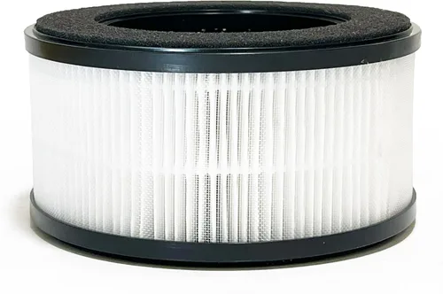 Vista 2 de Nispira BS-01 - Filtro HEPA 3 en 1 de repuesto compatible con el purificador de aire Slevoo BS-01 Elimina humo, compuestos orgánicos volátiles