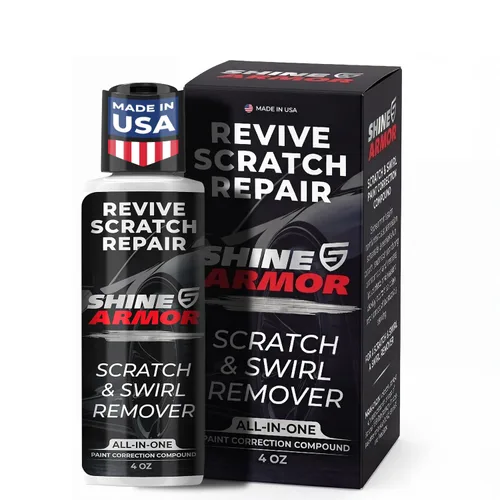 Vista 10 de SHINE ARMOR Removedor de Arañazos para Coche, Protección y Eliminación de Remolinos, Abrillantador 4oz