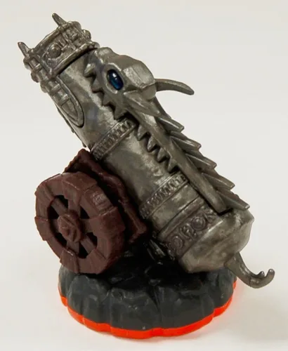 Vista 3 de Skylanders Giants DRAGONFIRE CANNON (SILVER) Figure Pre-Owned