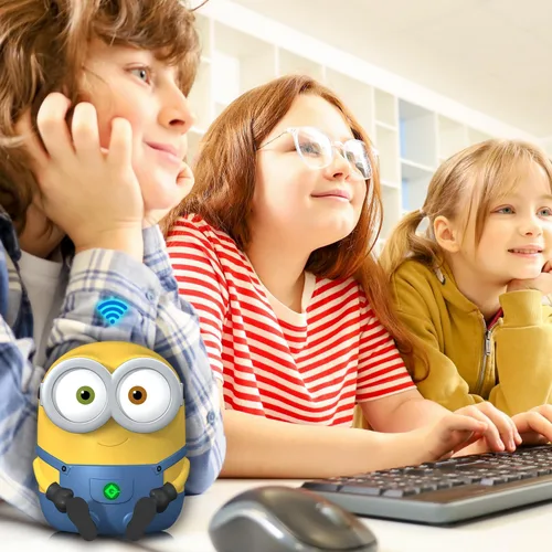 Vista 9 de Davolink Minions Series WiFi 6 / 6E Router de Gaming Extensor WiFi Dual y Tri-Band Gigabit Sistema de Malla de Internet Inalámbrico Streaming 8K