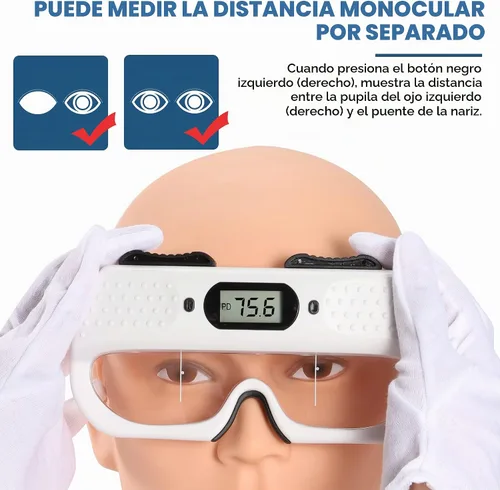 Vista 3 de Hanchen PD Meter Digital Pupilómetro de la regla de PD del metro de distancia de la pupila con el certificado del CE de la función de memoria