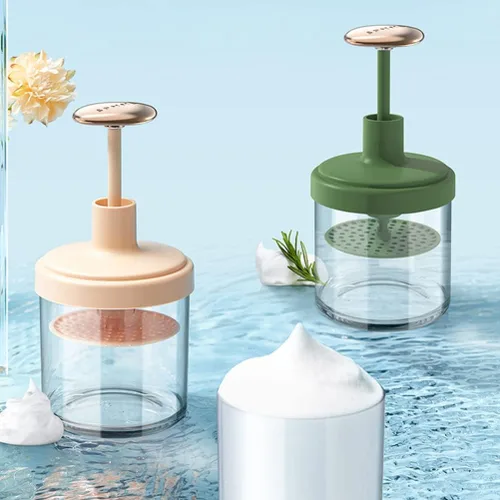 Vista 4 de Máquina de espuma de lavado facial, espumador de crema rica, vaso de espuma facial, fabricante de burbujas para lavado facial, herramienta