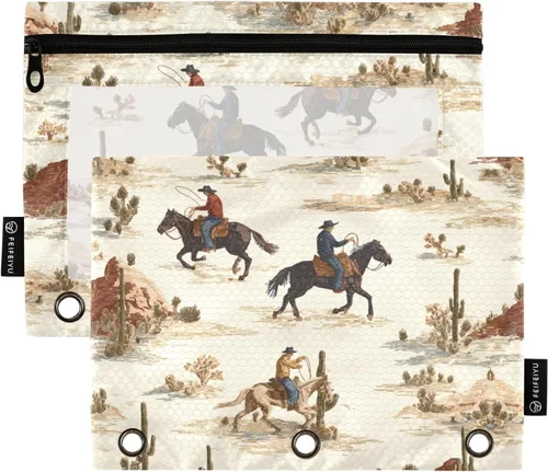 Vista 18 de Estuche para lápices de fresas rosas para carpetas de 3 anillas, estuche para lápices, bolsa de maquillaje con ventana transparente para almacenar