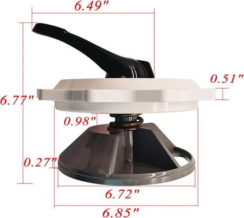 Vista 4 de 270067 Reemplazo del conjunto de válvula superior de 2 pulgadas para válvulas multipuerto Hiflow Top & Side Mount Pool Spa