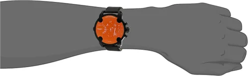 Vista 4 de Diesel DZ7443 - Reloj de pulsera para hombre con esfera de cronógrafo color azul y rojo