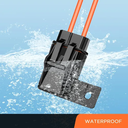 Vista 5 de Recoil Paquete de 3 portafusibles impermeables ATC ATO en línea 16AWG con 3 fusibles de 10 A y 3 fusibles de 15 A