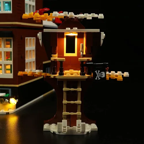 Vista 5 de VONADO Kit de luz LED compatible con el juego Lego Home Alone - Versión musical