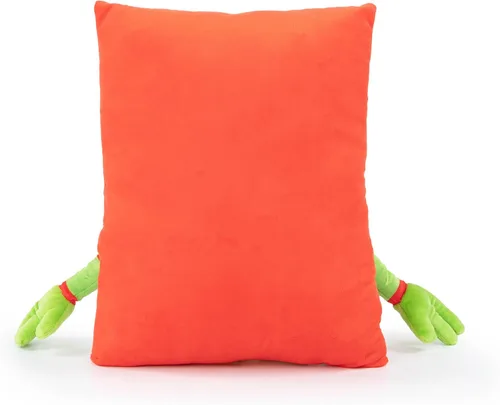 Vista 5 de Jay Franco Nickelodeon Tortugas Ninja Adolescentes Mutantes Raphael - Almohada de Abrazo 3D Super Suave de Felpa - Mide 33 cm Rojo - Raphael