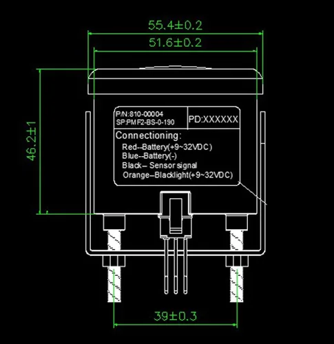 Vista 2 de SAMDO Medidor de Combustible Marino, Medidor de Nivel de Combustible 0-190ohm Señal 52mm con Retroiluminación 12V/24V Blanco