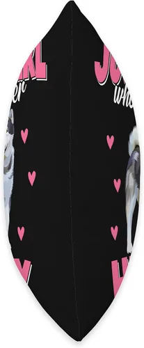 Vista 2 de Funny Husky Lover Gifts & Husky Fan Outfits Funny Lover Graphic - Almohada con diseño de Husky para mujeres, niñas, niños, 16 x 16 pulgadas