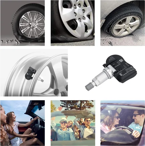 Vista 7 de 4Pack 36106856209 433MHz Sistema de monitoreo de presión de neumáticos (TPMS) Sensor compatible con MINI Cooper BMW I3 I8 X1 X2 X5 X6 M2 M235I M240I