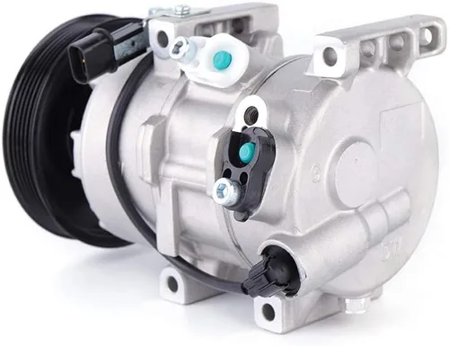 Vista 3 de Compresor de aire acondicionado con embrague, compresor de CA 20765C, embrague del compresor, apto para 2012-2016 para Hyundai Accent 1.6l