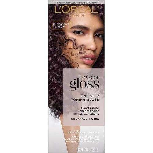 Vista 16 de L'Oréal Paris Le Color One Step - Brillo tonificante para el cabello, color caoba, 4 onzas