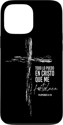 Vista 24 de Regalos Cristianos Versos Filipenses 4 13 Christian Spanish - Carcasa para iPhone 17