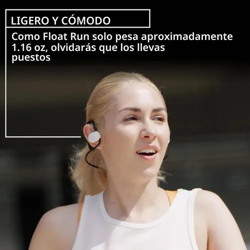 Vista 3 de Sony Float Run - Auriculares deportivos inalámbricos Bluetooth para correr y hacer ejercicio con micrófono y resistencia al agua IPX4, WIOE610/B