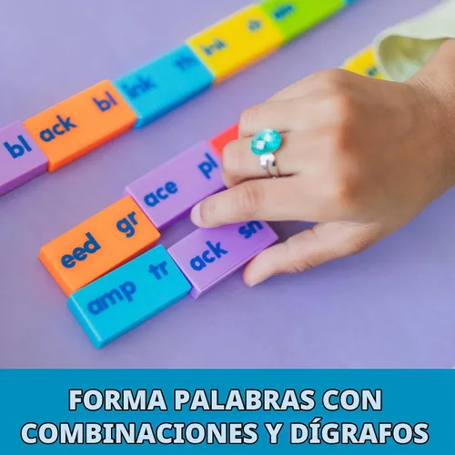 Vista 3 de Educational Insights Dominó fonético – combinaciones & dígrafos.