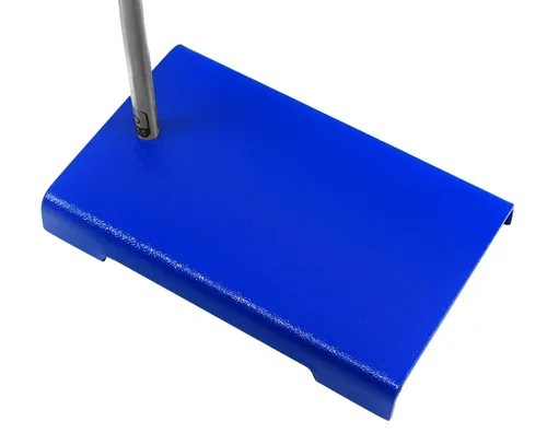 Vista 3 de EISCO - Juego de base rectangular y varilla de retorta - Base de 8 x 5.25 pulgadas, varilla de 23.6 pulgadas - Acero resistente a la corrosión