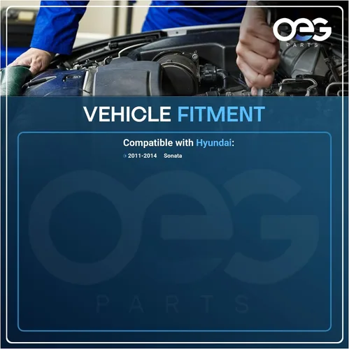 Vista 3 de OEG Parts Nuevo Regulador de Ventana Delantero Lado Conductor Izquierdo LH Compatible con Hyundai Sonata 2011 2012 2013 2014, Reemplaza 82471-3Q000