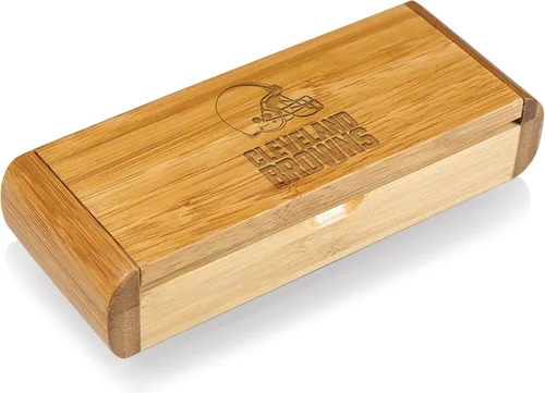 Vista 36 de PICNIC TIME Sacacorchos de camarero Elan Deluxe NFL en caja de regalo de bambú