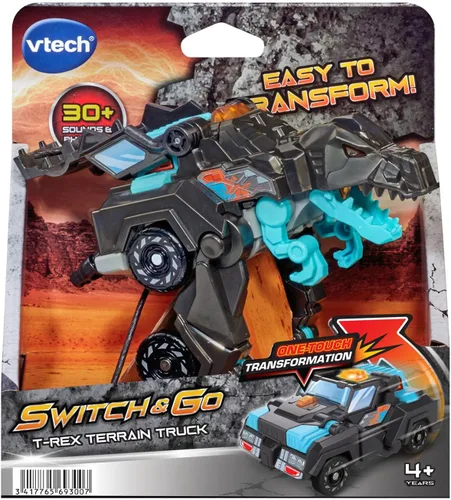 Vista 7 de VTech Switch & Go Camión Terreno T-Rex