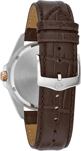 Vista 3 de Bulova Mens Precisionist Leather Strap Watch