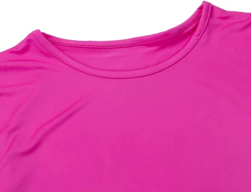 Vista 4 de Camiseta de manga corta para mujer, 2 piezas, para yoga, gimnasio, ciclismo, entrenamiento, cintura alta, pantalones cortos de chándal