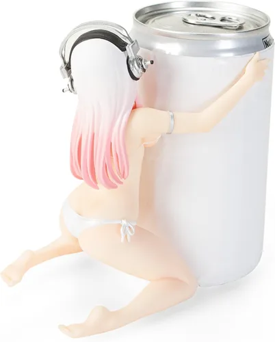 Vista 3 de Furyu Figura Super Sonico Friend Hold de 5" Blanco Ver