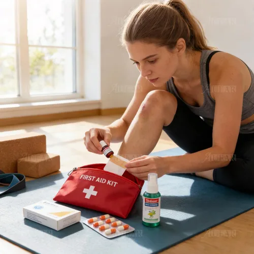 Vista 5 de AUEAR, Paquete de 5 botiquines de primeros auxilios bolsa vacía bolsa roja de almacenamiento de emergencia médica para viajes al aire libre coche