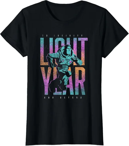 Vista 34 de Disney Pixar Lightyear Buzz Lightyear To Infinity And Beyond Camiseta, Negro