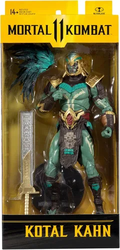 Vista 8 de McFarlane Toys Mortal Kombat Kotal Kahn - Figura de acción de 7 pulgadas con accesorios