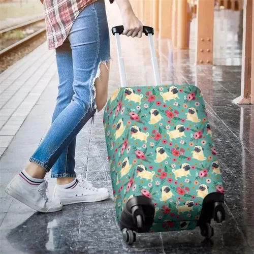 Vista 7 de Funda para equipaje de viaje, protector de maleta, para equipaje de 18 a 32 pulgadas, Rana de hongos