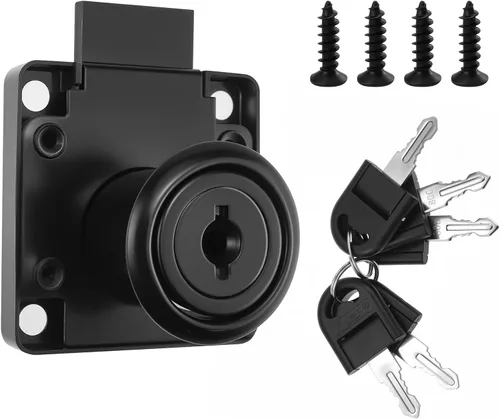 Vista 10 de SDTC Tech Kit de cerradura de cajón de escritorio y perforador de puerta, diámetro de apertura de 0.75 pulgadas / 0.748 in para paneles de puerta