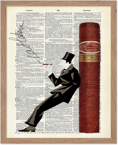 Vista 22 de Poster Master Póster de Arte del Diccionario - Impresión Retro de Mujer Soldadora - Arte de Sándwich de Queso a la Parrilla - Regalo para Ella