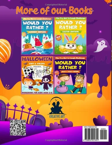 Vista 2 de The Try Not To Laugh Challenge - Would You Rather - Halloween Edition The Ultimate Hilarious Halloween Spooky Scenarios and Interactive Question