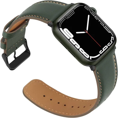 Vista 11 de Anlinser Correas compatibles con Apple Watch Band de 1.654 pulgadas, 1.614 pulgadas, 1.575 pulgadas, 1.496 pulgadas, para mujeres y hombres, diseño