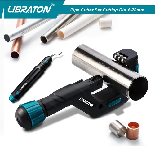 Vista 5 de Libraton Cortador de Tubos de Cobre 1/4" a 2-3/4", Cortador de Tubos, Cortador de Tubos de Alta Resistencia para Tubos de Cobre con Herramienta