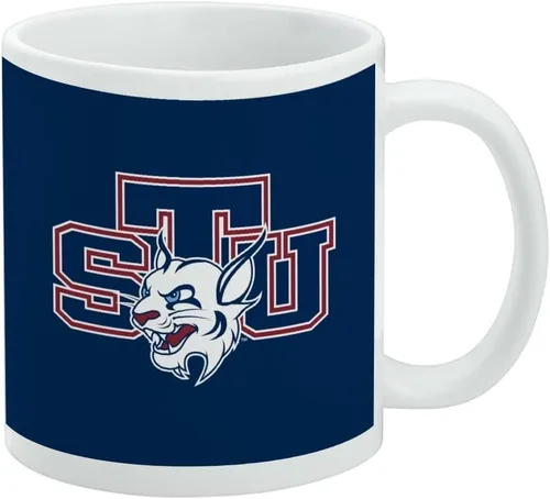 Vista 374 de Taza de cerámica con el logotipo principal de la Universidad Rider, taza de regalo novedosa para café, té y bebidas calientes, 11oz, blanca