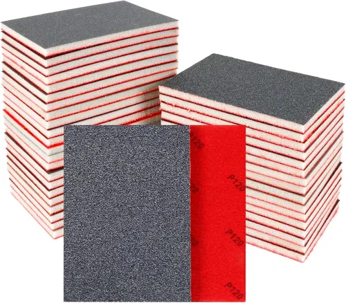 Vista 19 de 24 Piezas Esponjas de Lijado Grano 1200-1500, Bloques de Lijado Lavables y Reutilizables para Madera, Metal, Paneles de Yeso, Acristalamiento, Papel
