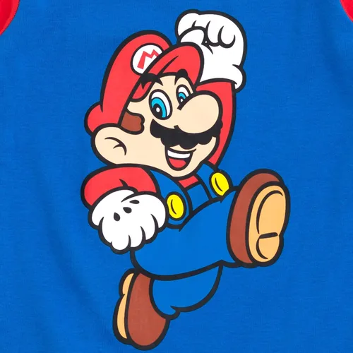 Vista 4 de SUPER MARIO Nintendo - Conjunto de sudadera y pantalones para recién nacidos a niños pequeños