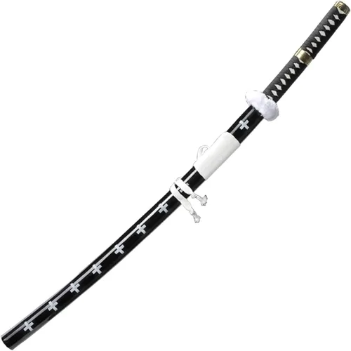 Vista 21 de 41 inches & 51inchs Zoro Katana Real Metal Anime Cosplay Sword, Stainless Steel,Yama Enma/Trafalgar Law/Luffy Kitetsu/shusui/wado ichimonji