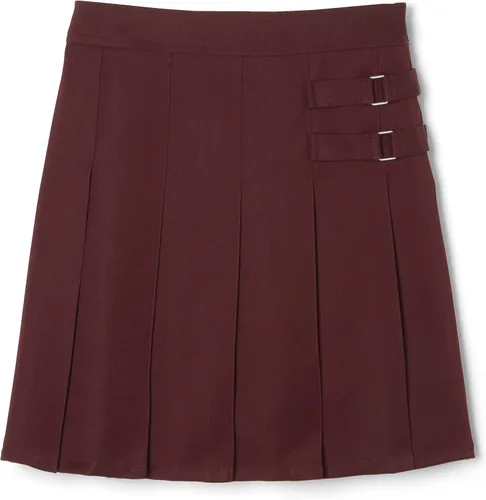 Vista 10 de French Toast Girls Adjustable Waist Pleated-Front Two-tab Scooter Azul marino
